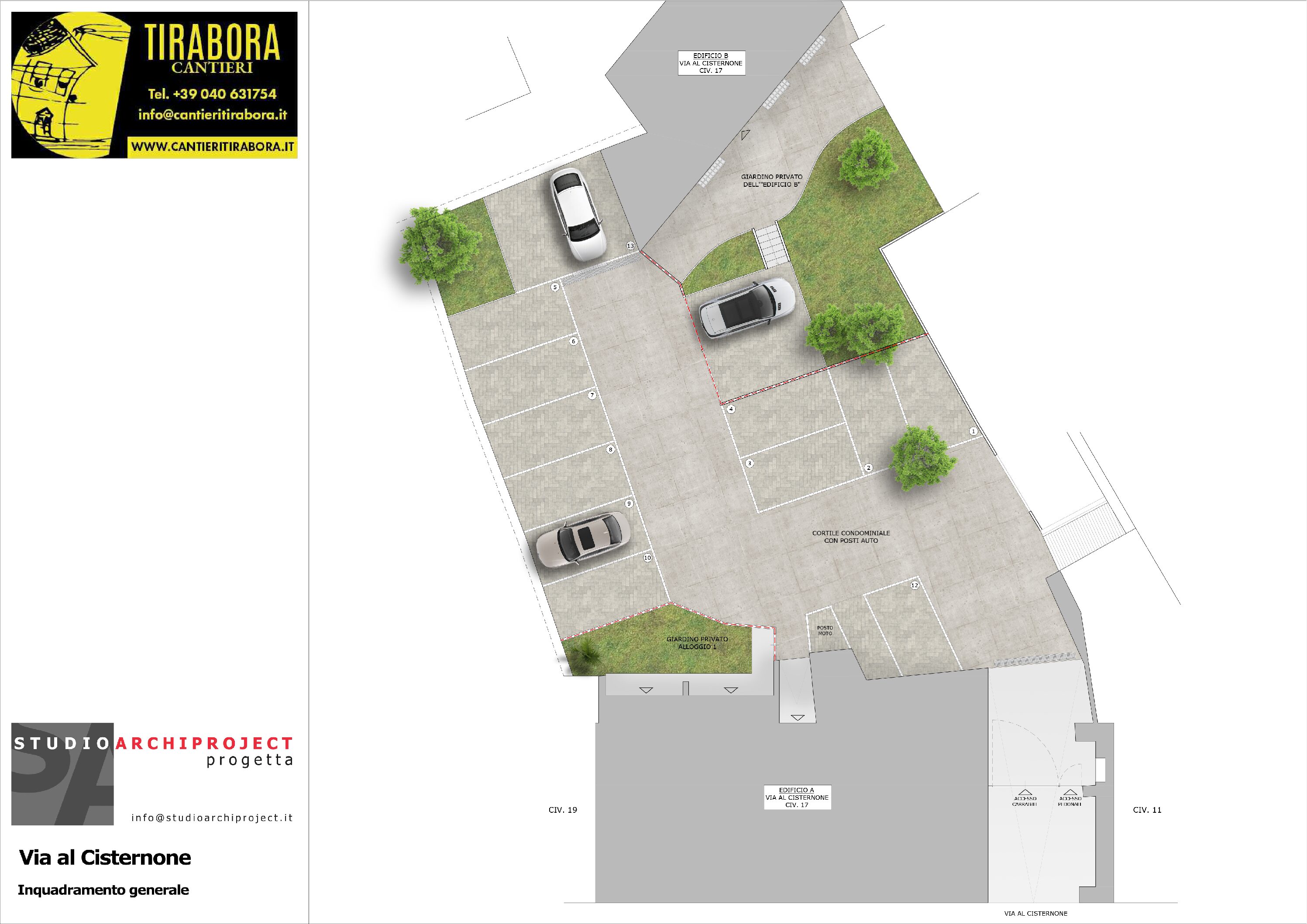 CISTERNONE PIAZZALE ESTERNO E PARCHEGGI